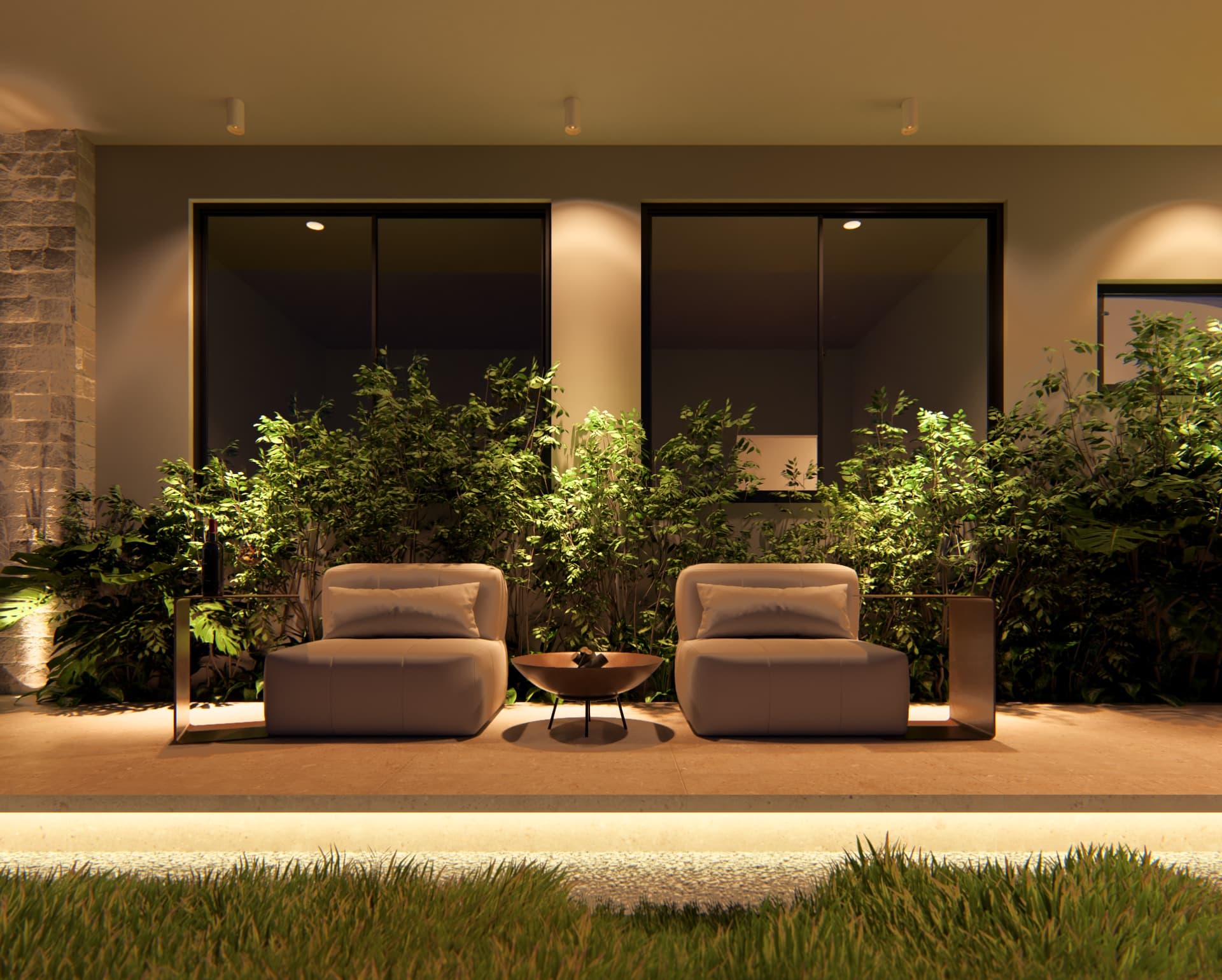 Casa de Campo Alfredo Wagner - perspectiva geral