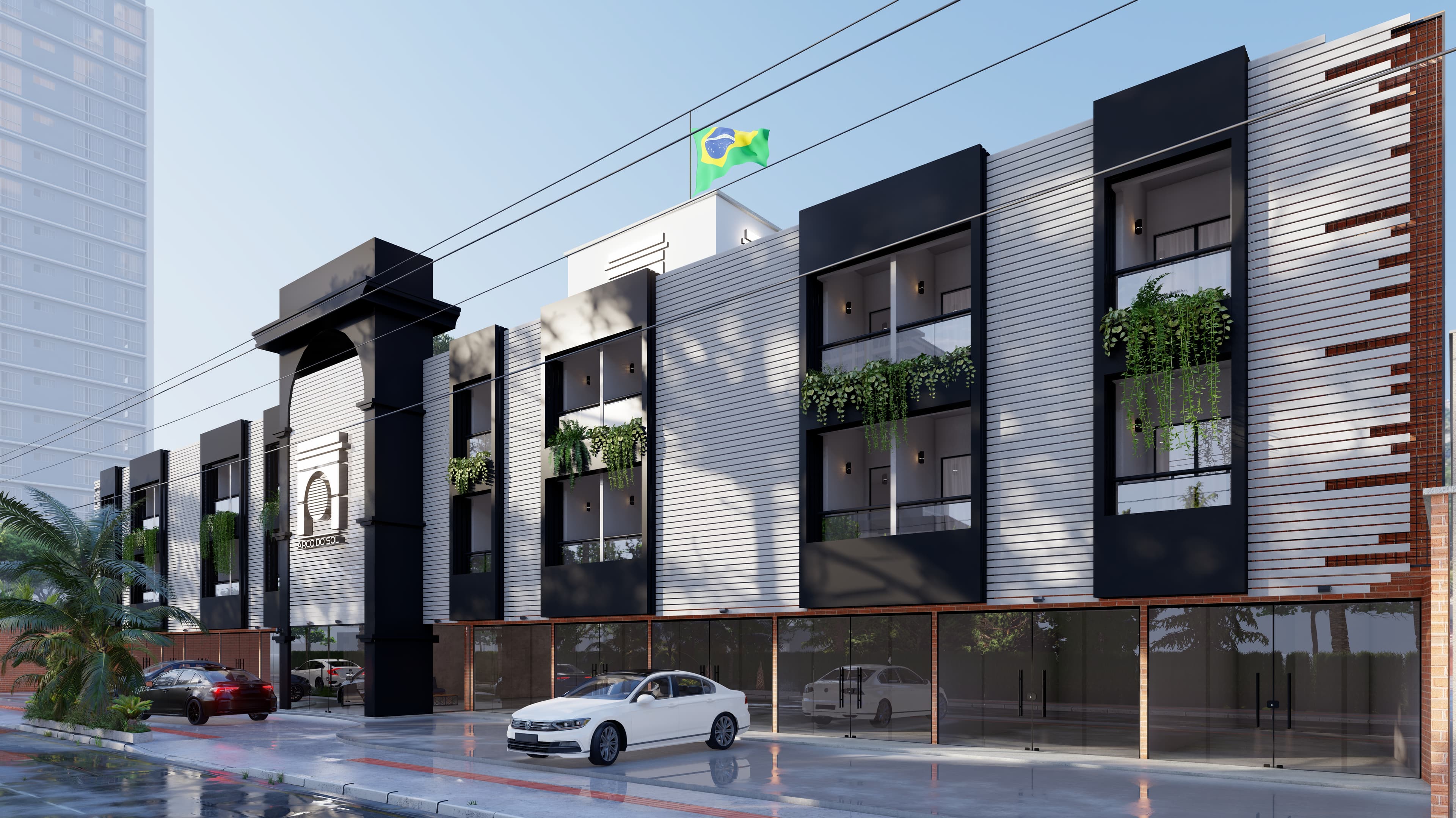 Hotel Arco do Sol Camboriú - vista da fachada 2