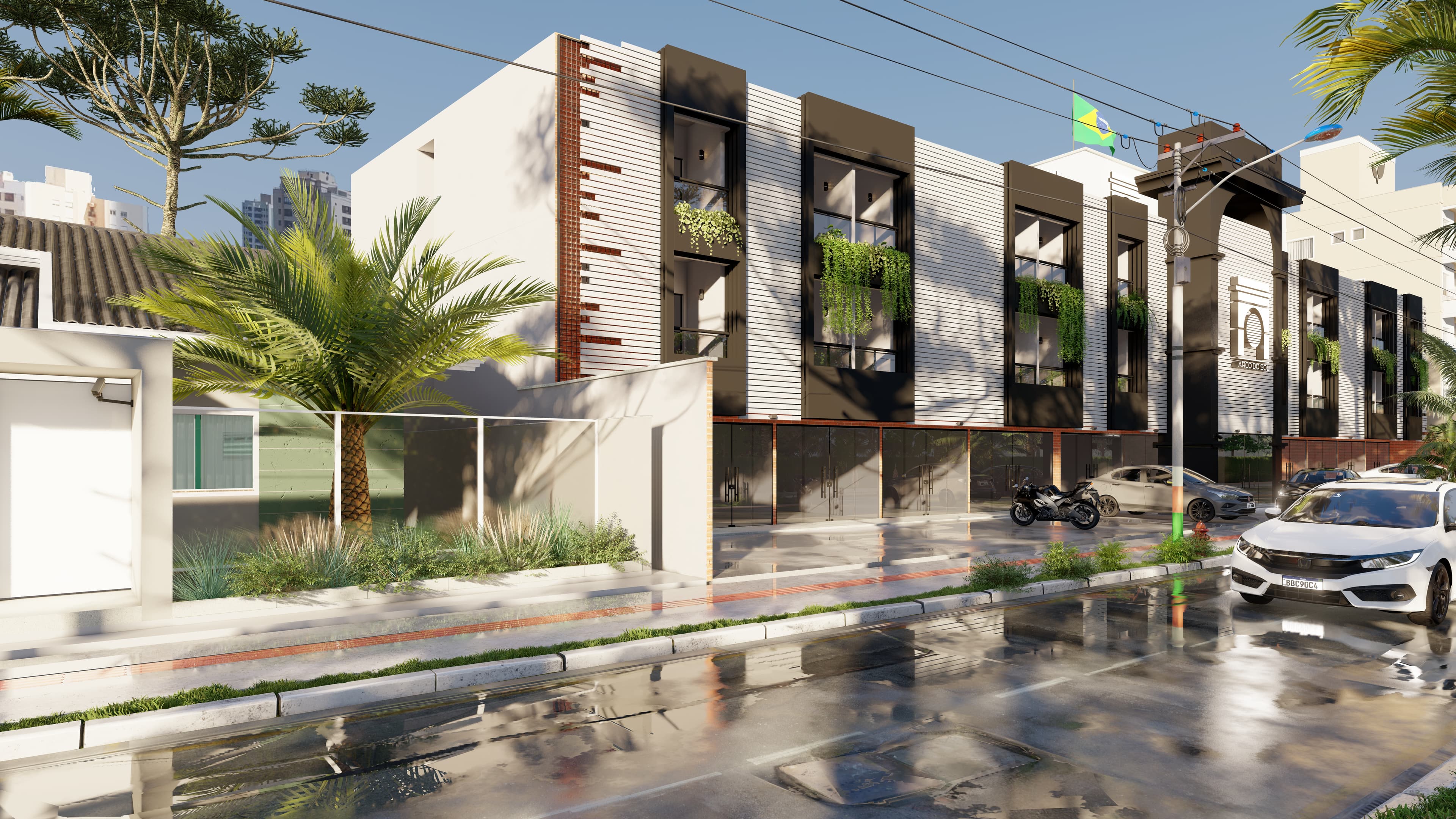 Hotel Arco do Sol Camboriú - vista da fachada 3