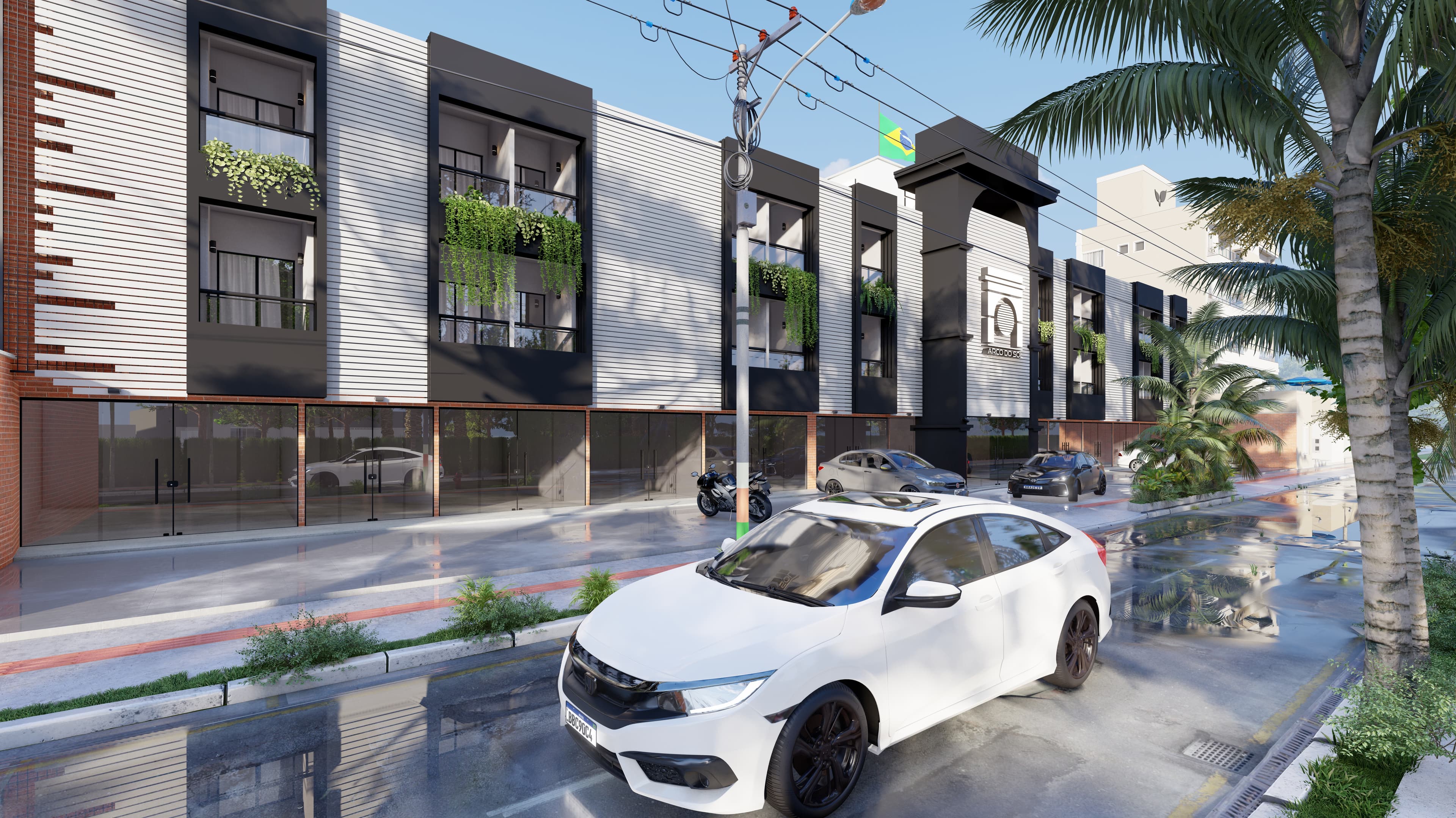 Hotel Arco do Sol Camboriú - enquadramento da fachada